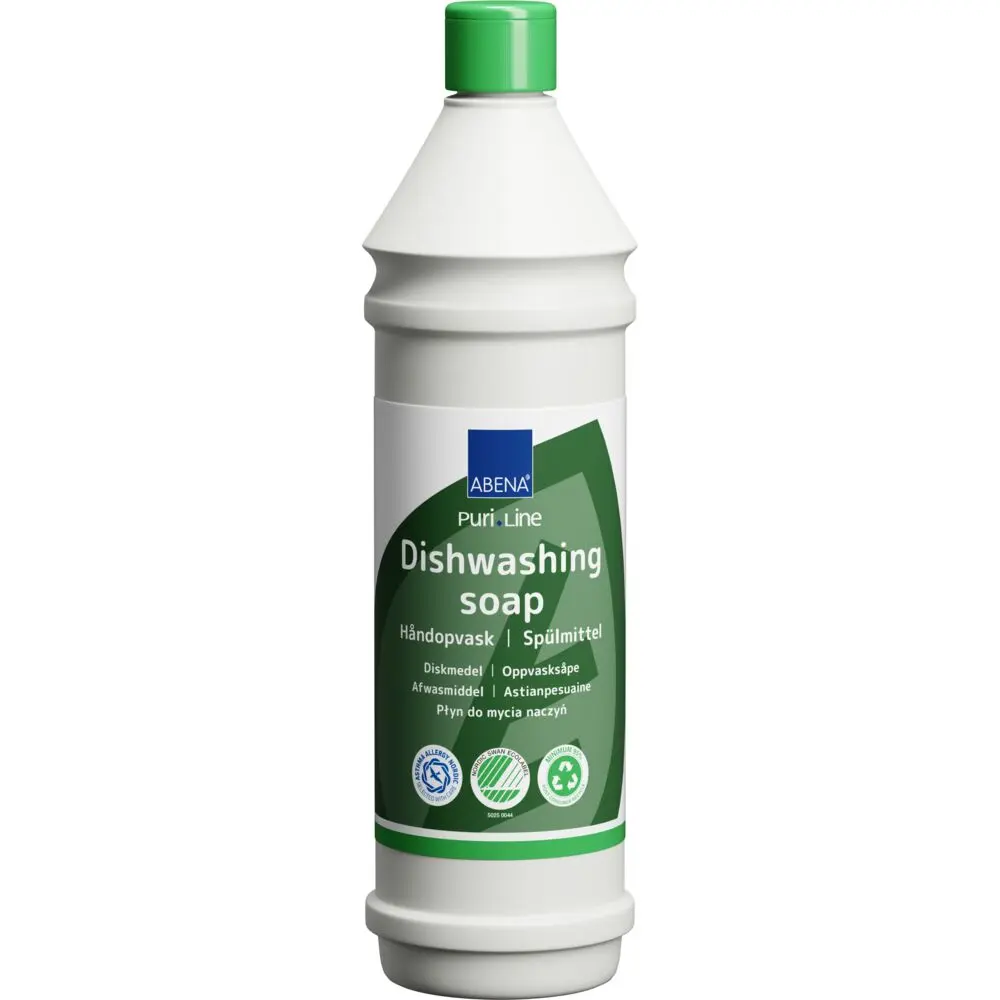 [16051105] Håndopvask, ABENA Puri-Line, 1 l, uden farve og parfume (6 stk/krt)