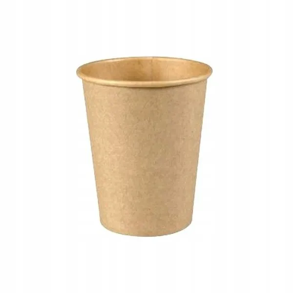 [13324904] Kaffebæger, Ø8cm, 24 cl, brun, kraft/PE, 8 oz (1000 stk)