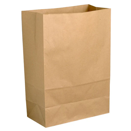 [1604206] Klodsbundspose, 32x17x45cm, 30 l, brun, papir, uden hank, med sidefals (250 stk/krt)