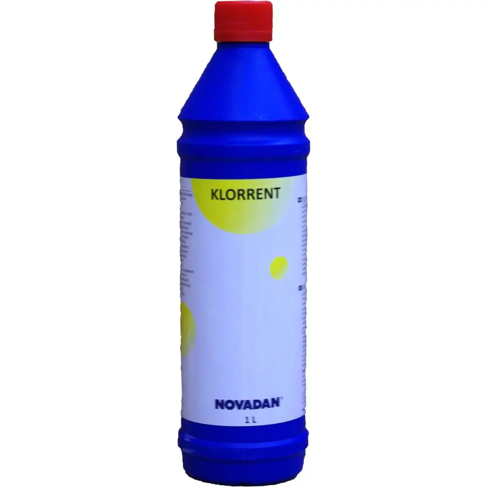 [1000028121] Klorrengøring, Novadan Klorrent, 1 l, uden farve og parfume (12 stk/krt)