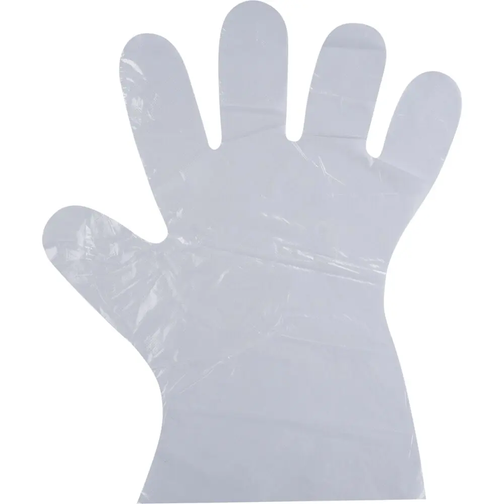 LDPE Engangshandske, Quick, neutral, One size, klar, LDPE, pudderfri (5000 stk/krt)