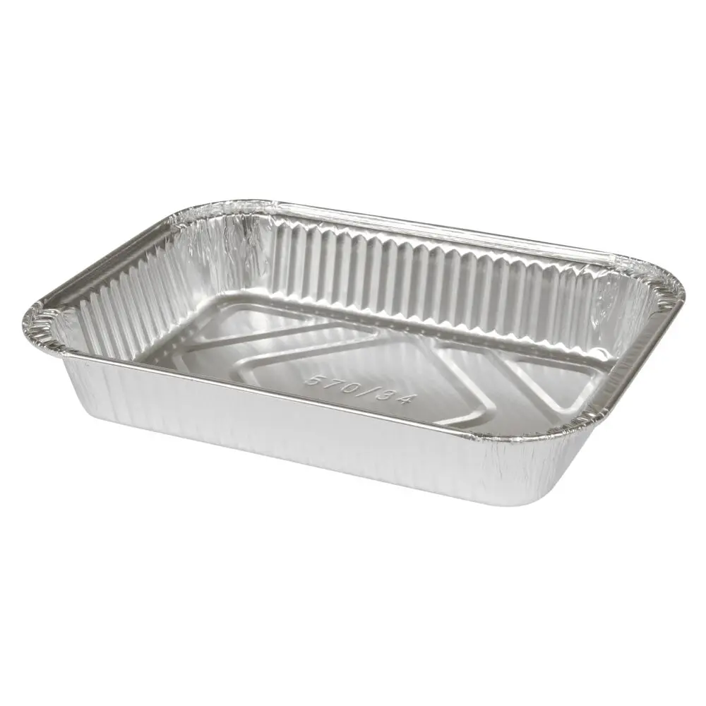 [13162101] Aluminiumsbakke, 19,1x13,9x3,2cm, 610 ml, aluminium, rektangulær (480 stk/krt)