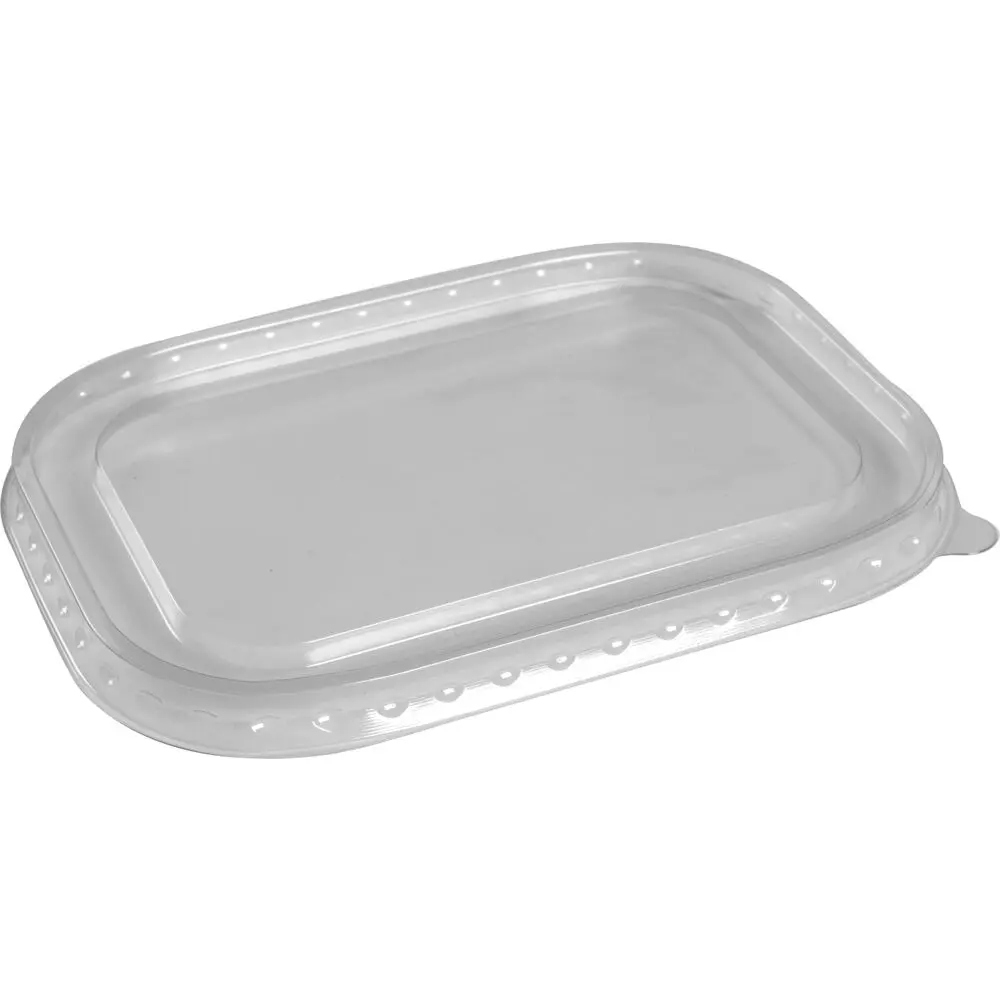 [1999911933] Låg, 12x17cm, klar, RPET, til 750/1000 ml skål (300 stk/krt)