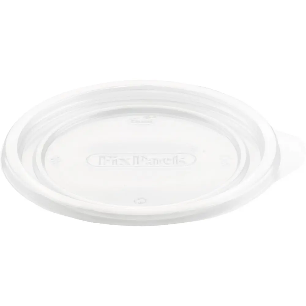 [12985501] Låg, Duni, 11,2x11,2x0,6cm, klar, PP (700 stk/krt)