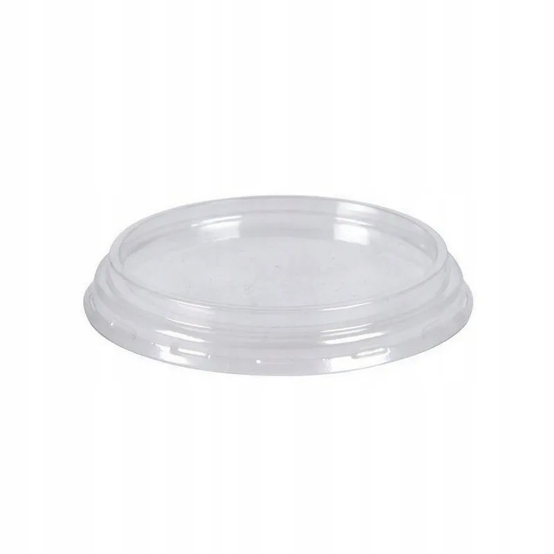 [133261] Låg, Ø7,5cm, klar, PET/RPET, rund, til bæger (1000 stk)