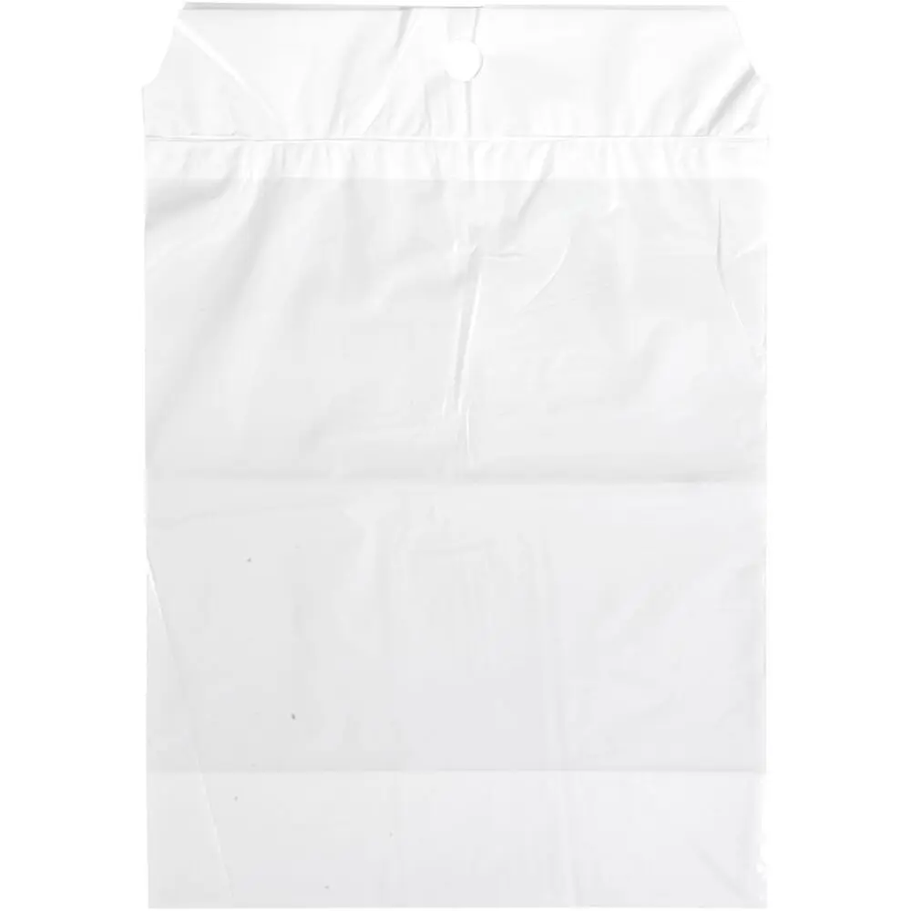Madamepose, 5 l, hvid, LDPE/genanvendt, 25x37cm, med huller til holder (500 stk/krt)