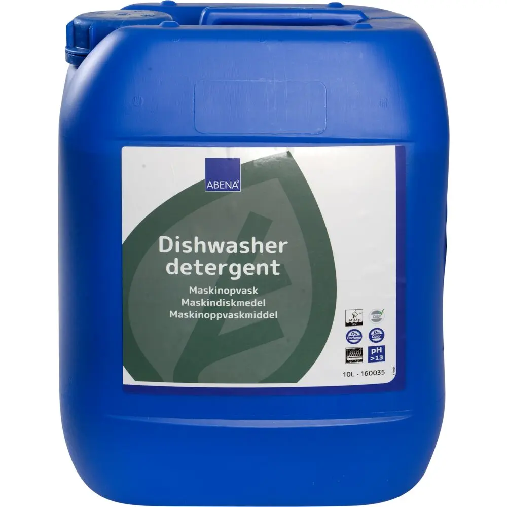 [16003503] Maskinopvask, ABENA, 10 l, med klor, uden farve og parfume (1 stk/krt)