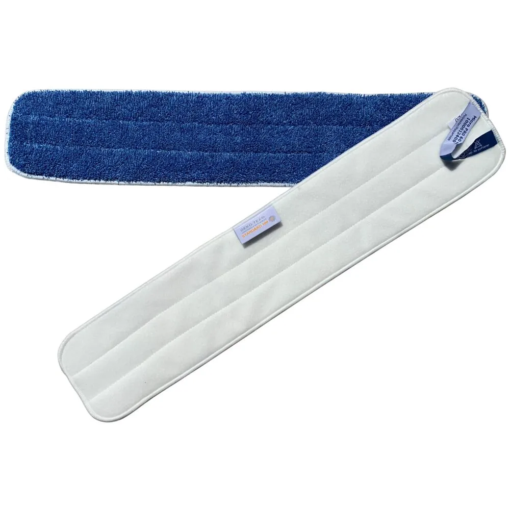 [1000012400] Micro Pro moppe, blå, mikrofiber, 60 cm (5 stk)