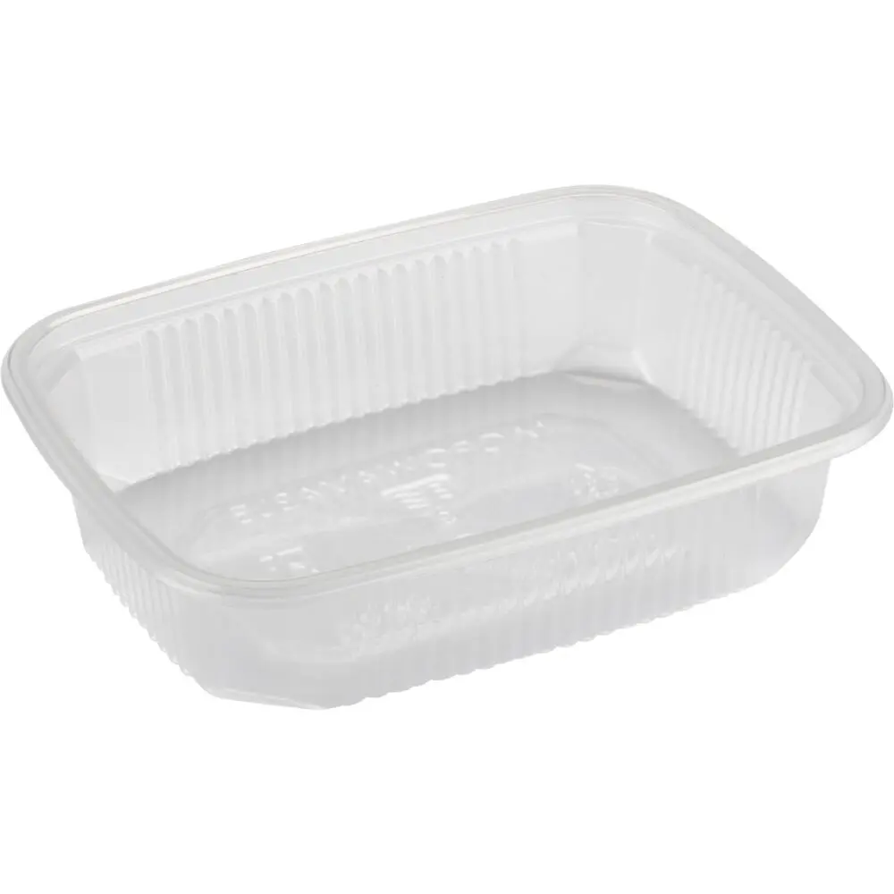 Plastbakke, 10,8x8,1x2,5cm, 125 ml, klar, PP (1000 stk/krt)
