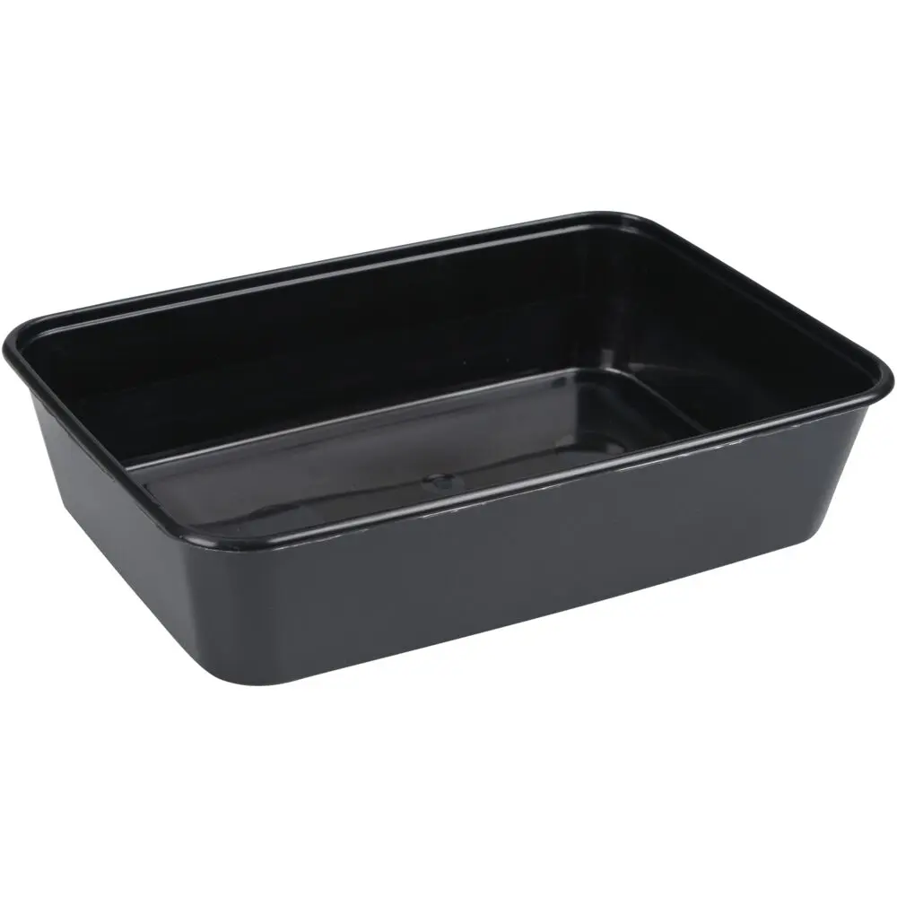Plastbakke, 500 ml, sort, PP (500 stk/krt)