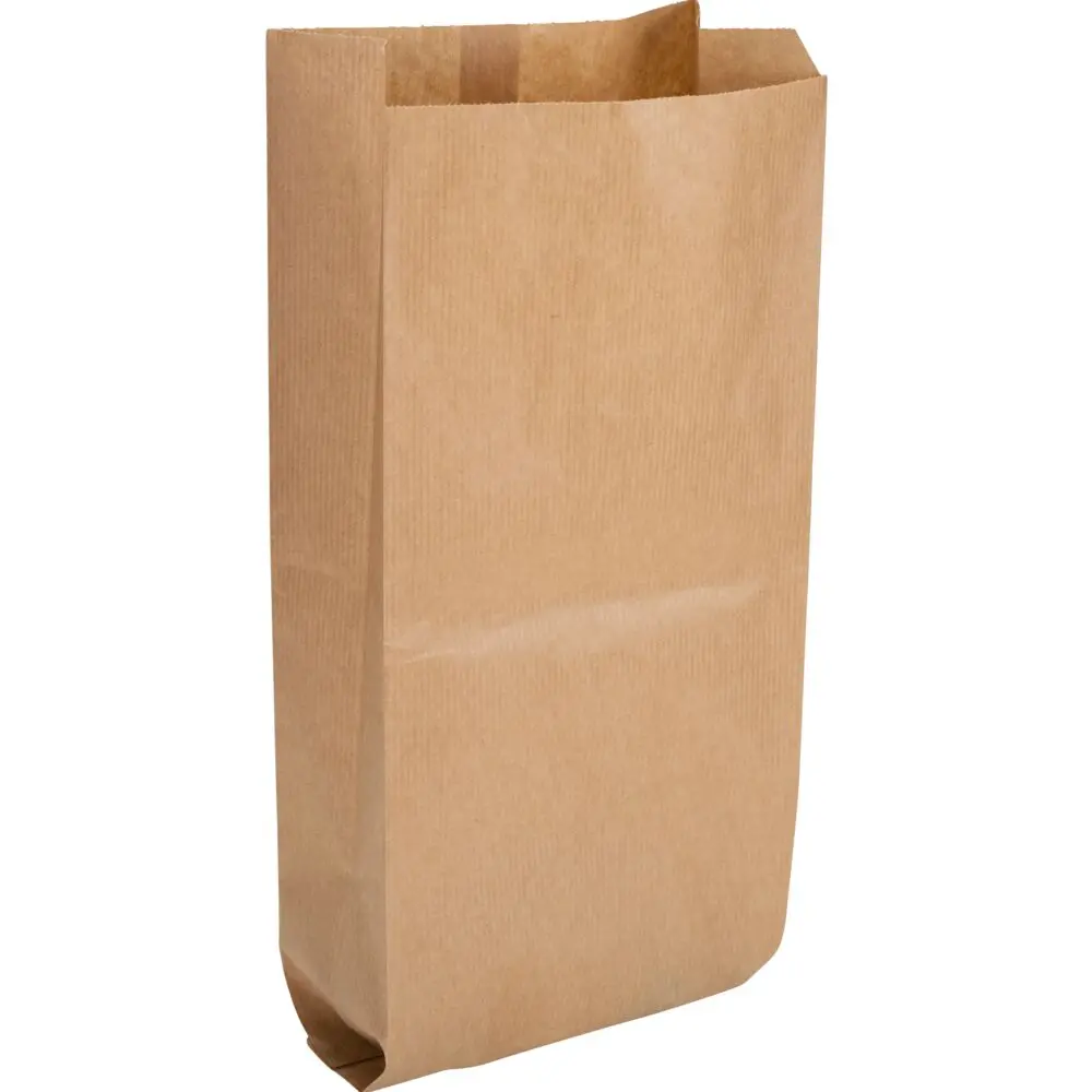 [1601703] Brødpose, 46x8x16cm, brun, papir, med sidefals (1000 stk/krt)