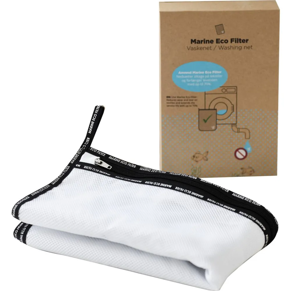 Vaskenet, 55x60cm, hvid, polyester, med filter (1 stk)