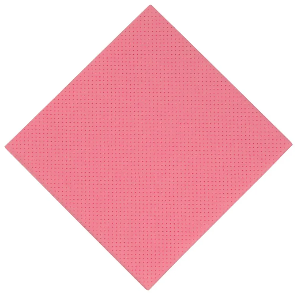 Alt-mulig-klud, 38x38cm, rød, PP/viskose, perforeret, 110g (500 stk/krt)