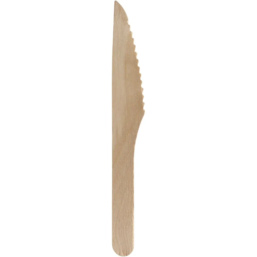 Kniv, 16,5x2,2cm, brun, birketræ (2000 stk/krt)