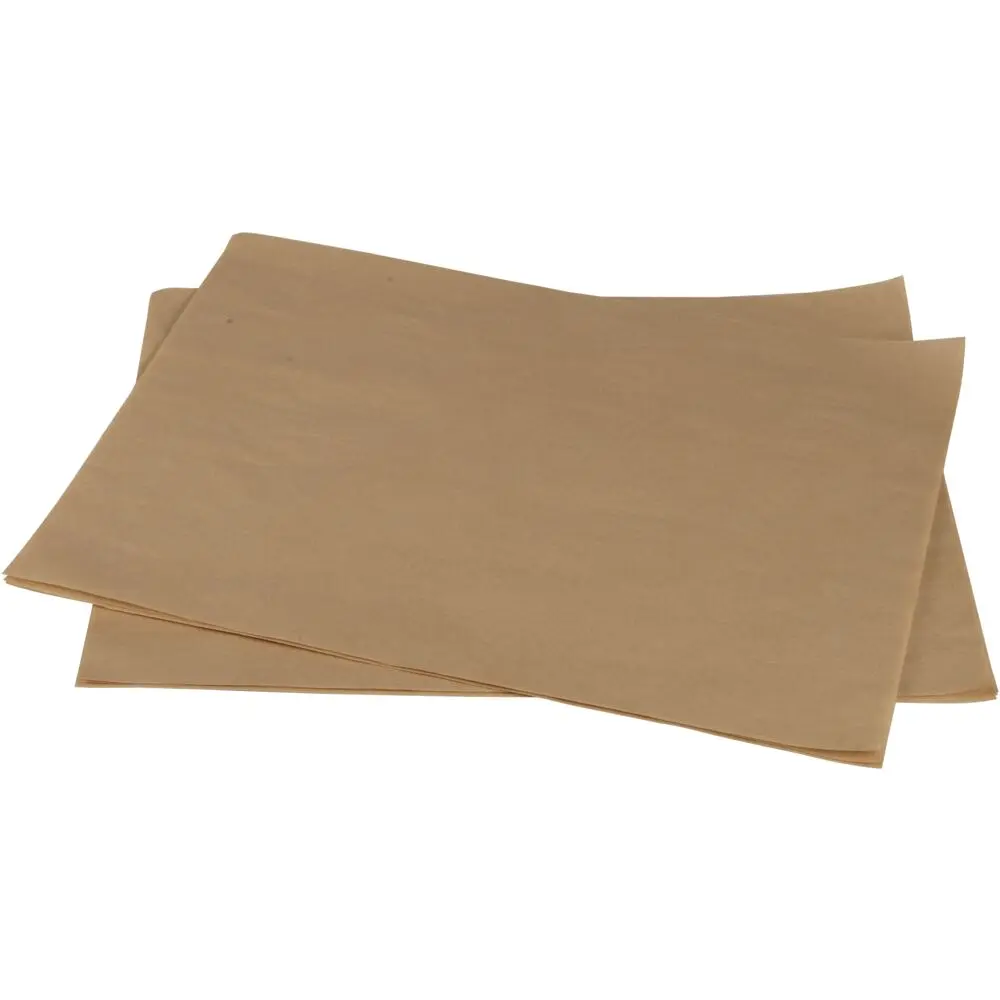 Burgerpapir, 30x40cm, ubleget, papir/virgin, uden tryk (500 ark/krt)
