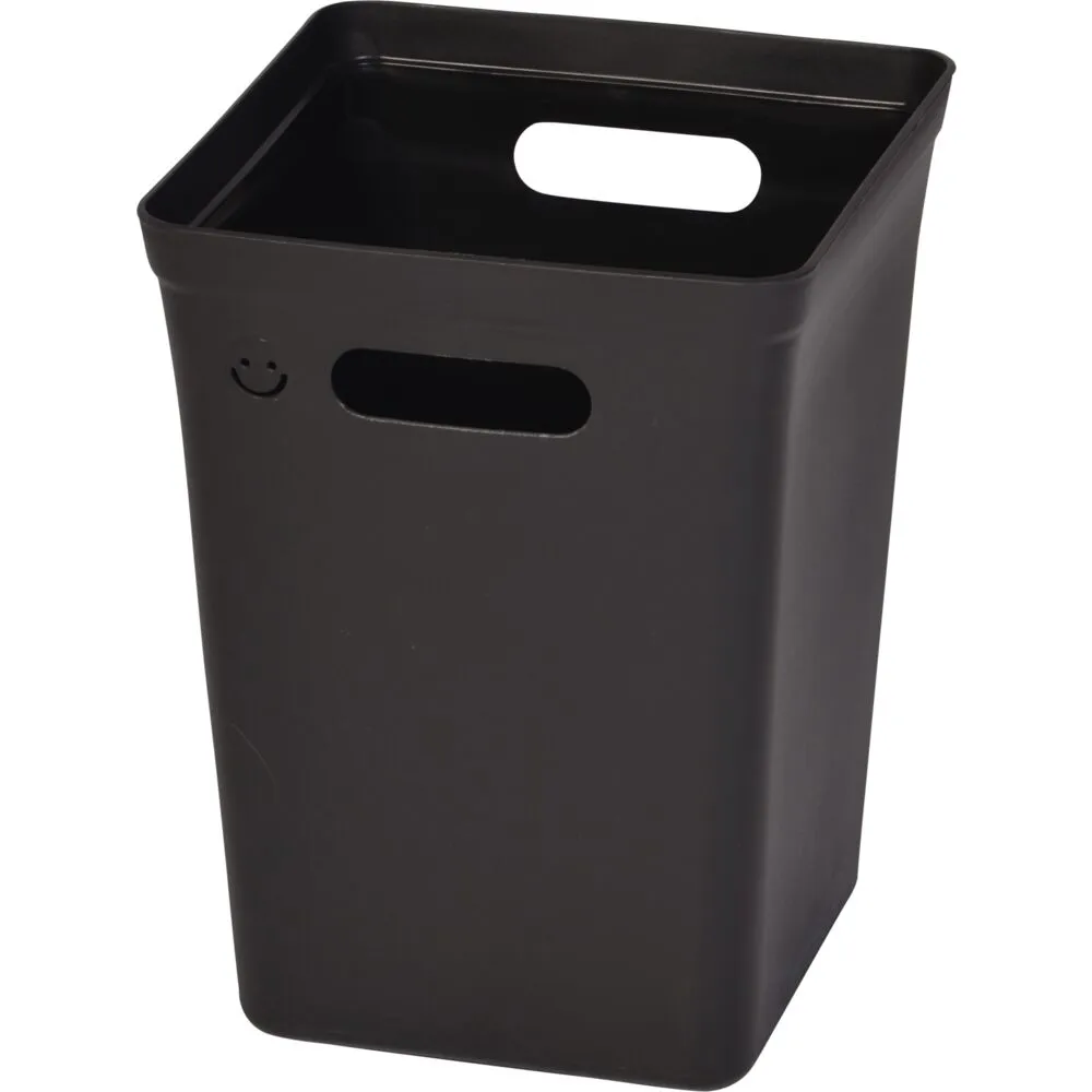 Affaldsspand, sort,15 l, genanvendt plast (1 stk/krt)