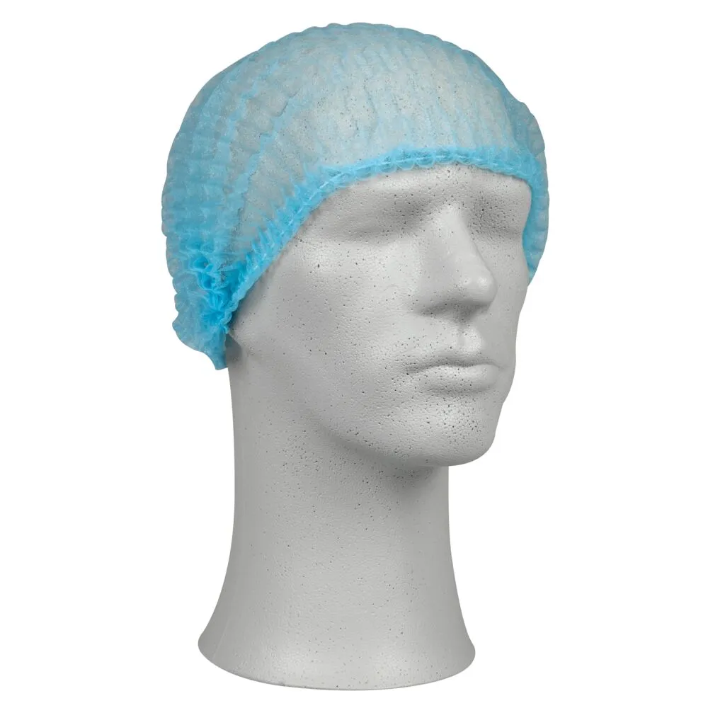 [21060004] Hårnet, L, 13 gsm, blå, PP, usteril, engangs (200 stk/pk)