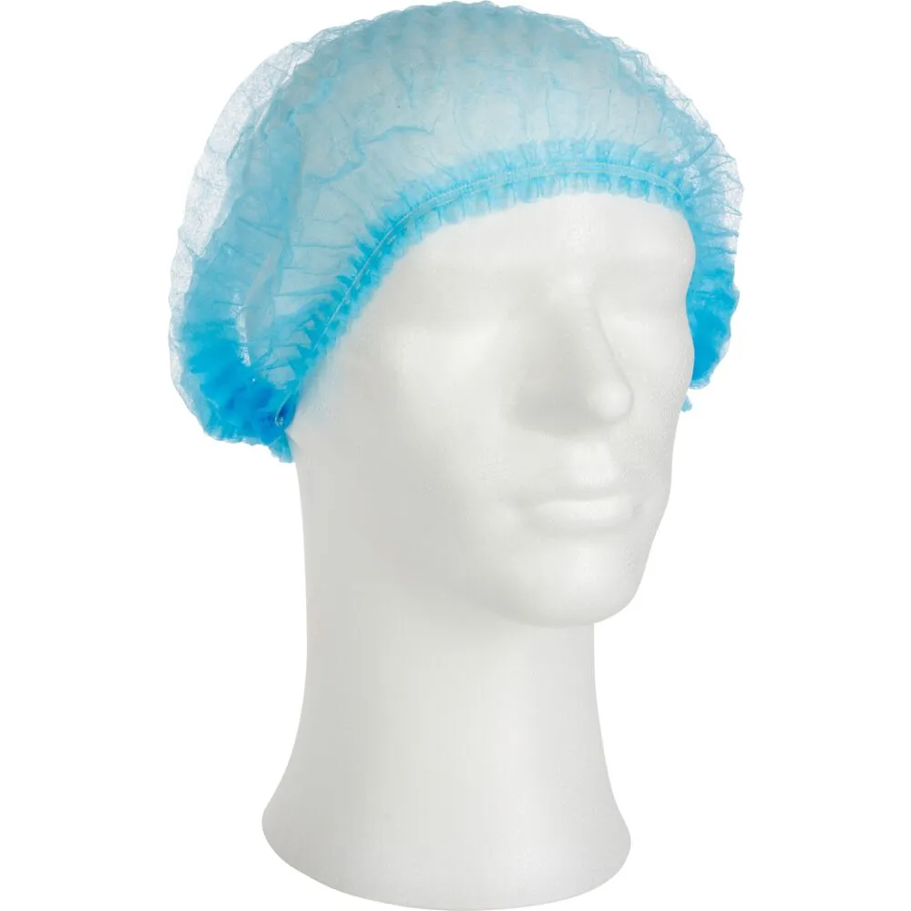 [1999915210] Hårnet, XL, 10 gsm, blå, PP, dobbelt elastik, usteril, engangs (200 stk)