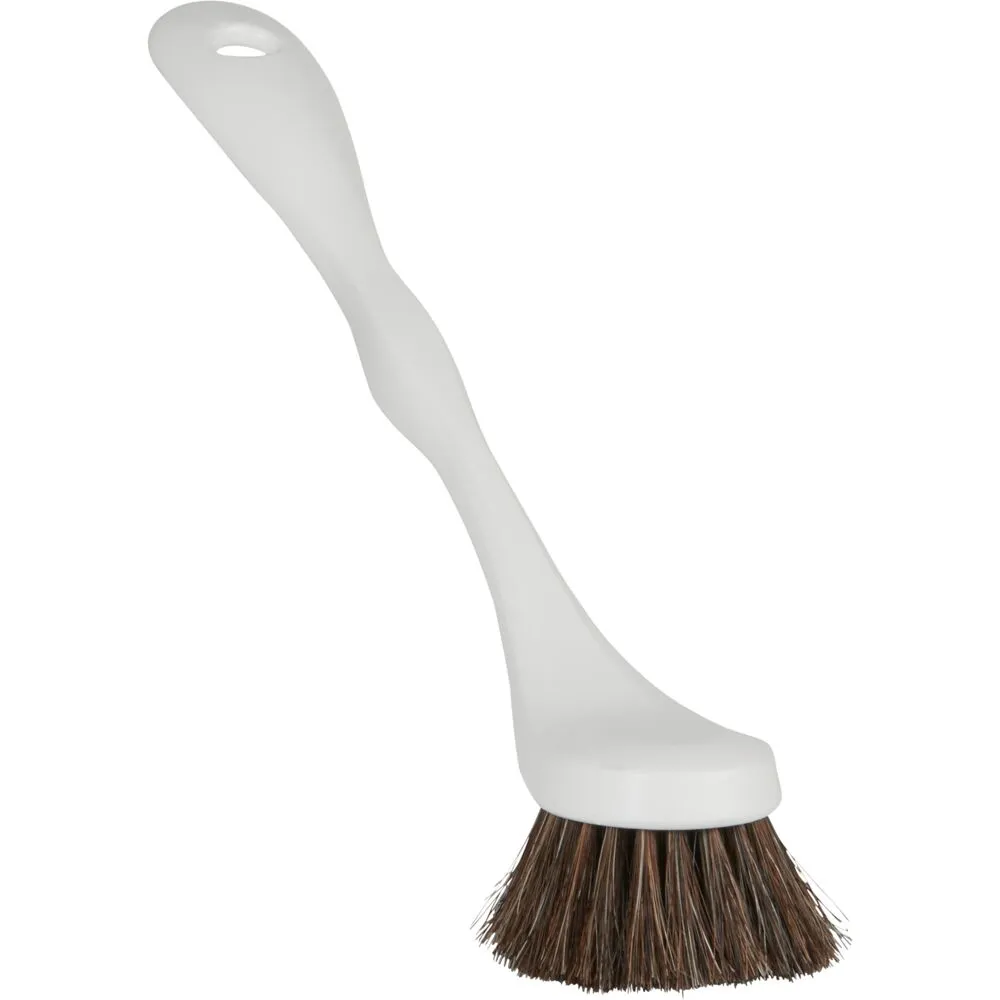Opvaskebørste, Vikan, 24x5x5,5cm, hvid, PP, blød, 50% genanvendt plast (1 stk)