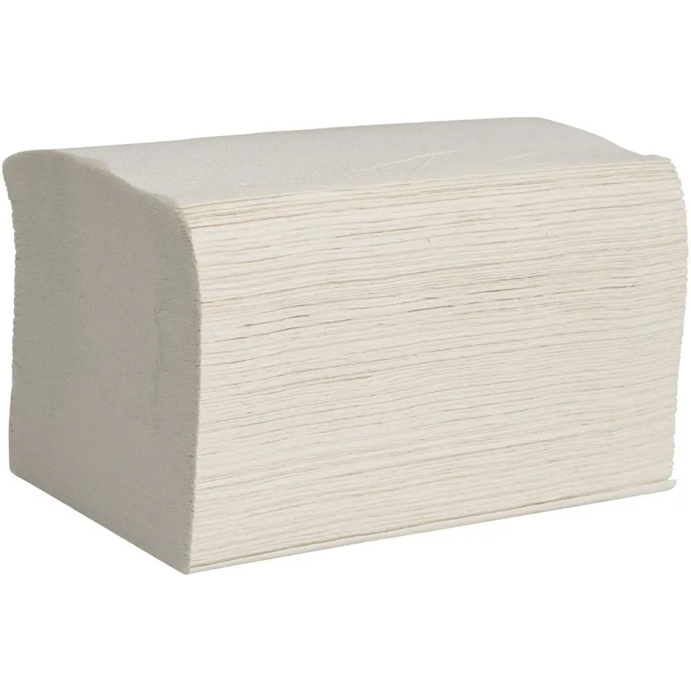 [1000011110] Dispenserserviet, 2-lags, interfold, 16,5x21,2cm, hvid, genanvendt papir (8000 stk/krt)