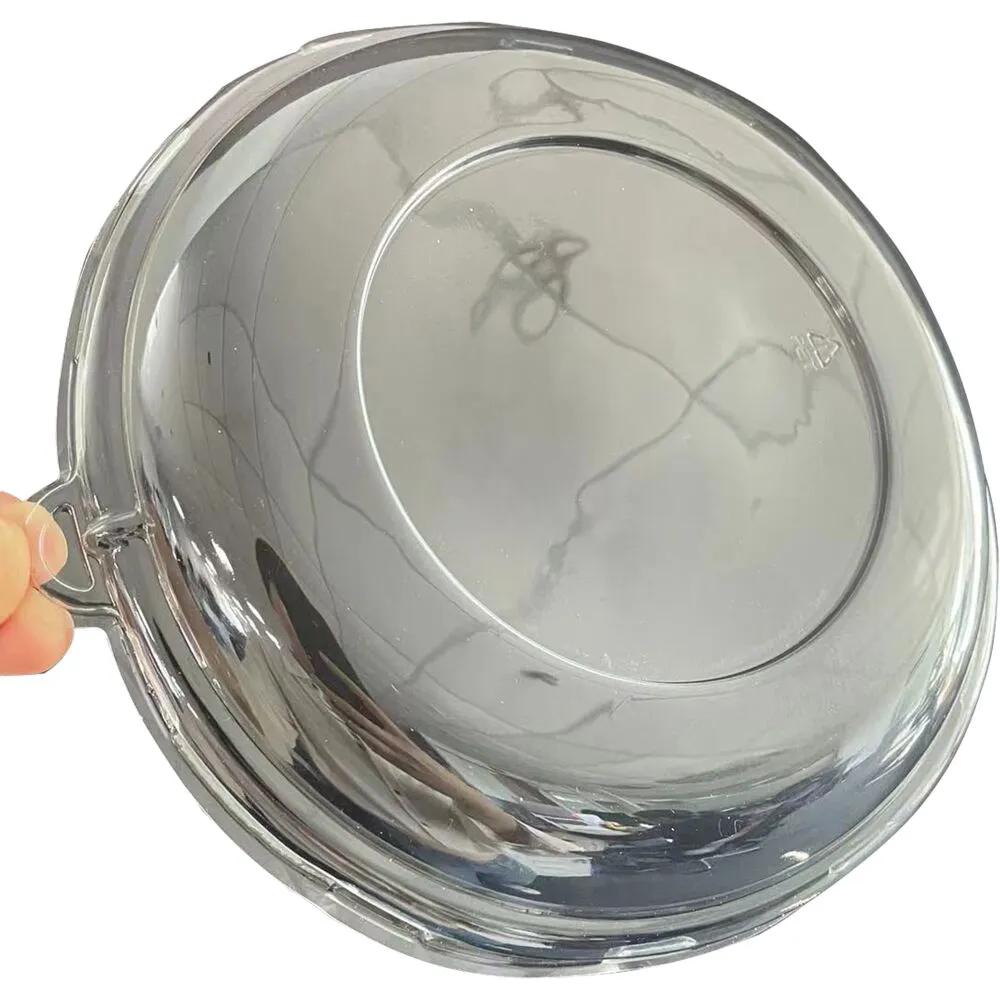 Låg, 2,9cm, Ø22cm, klar, PET, rund (500 stk/krt)