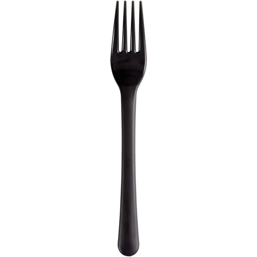 Gaffel, 18cm, koksgrå, PP, til flergangsbrug (1000 stk/krt)