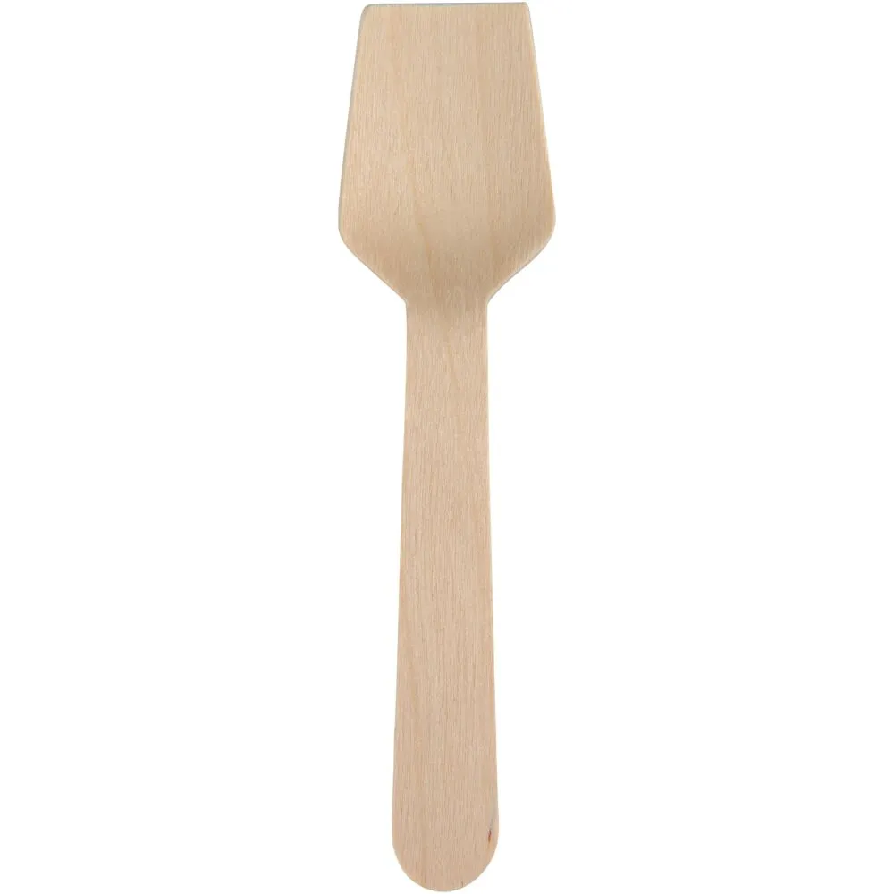 Isspade, 9,5cm, brun, birketræ (2000 stk/krt)