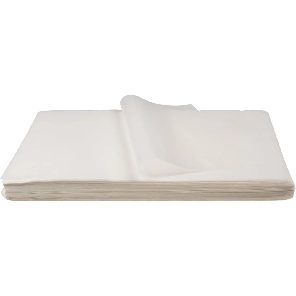 Bagepapir, 42x33cm, bleget, papir/silikone/virgin (500 ark/krt)