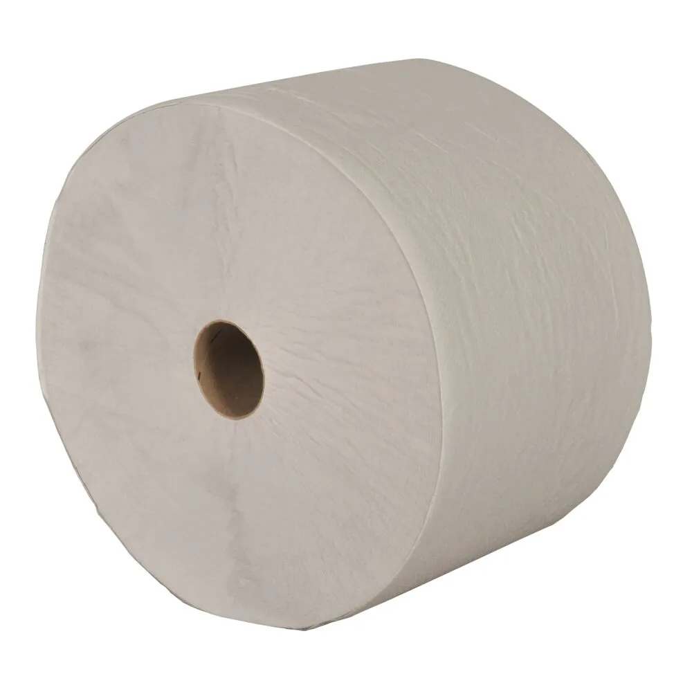 Værkstedsrulle, 1-lags, 1000m x 25cm, Ø35cm, ubleget, genanvendt papir (1 rl/krt)