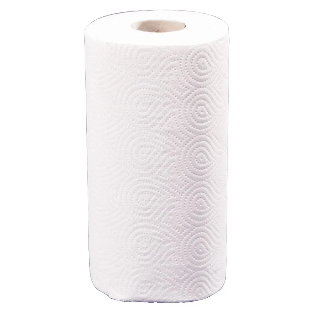 Køkkenrulle, neutral, 2-lags, 17,85m x 22cm, Ø10,5cm, hvid, blandingsfibre (28 rl/krt)