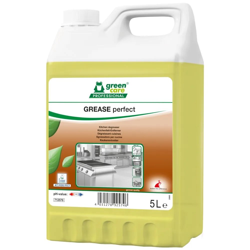 Køkkenaffedter, Green Care Professional GREASE Perfect, 5 l, med farve, uden parfume (2 stk/krt)