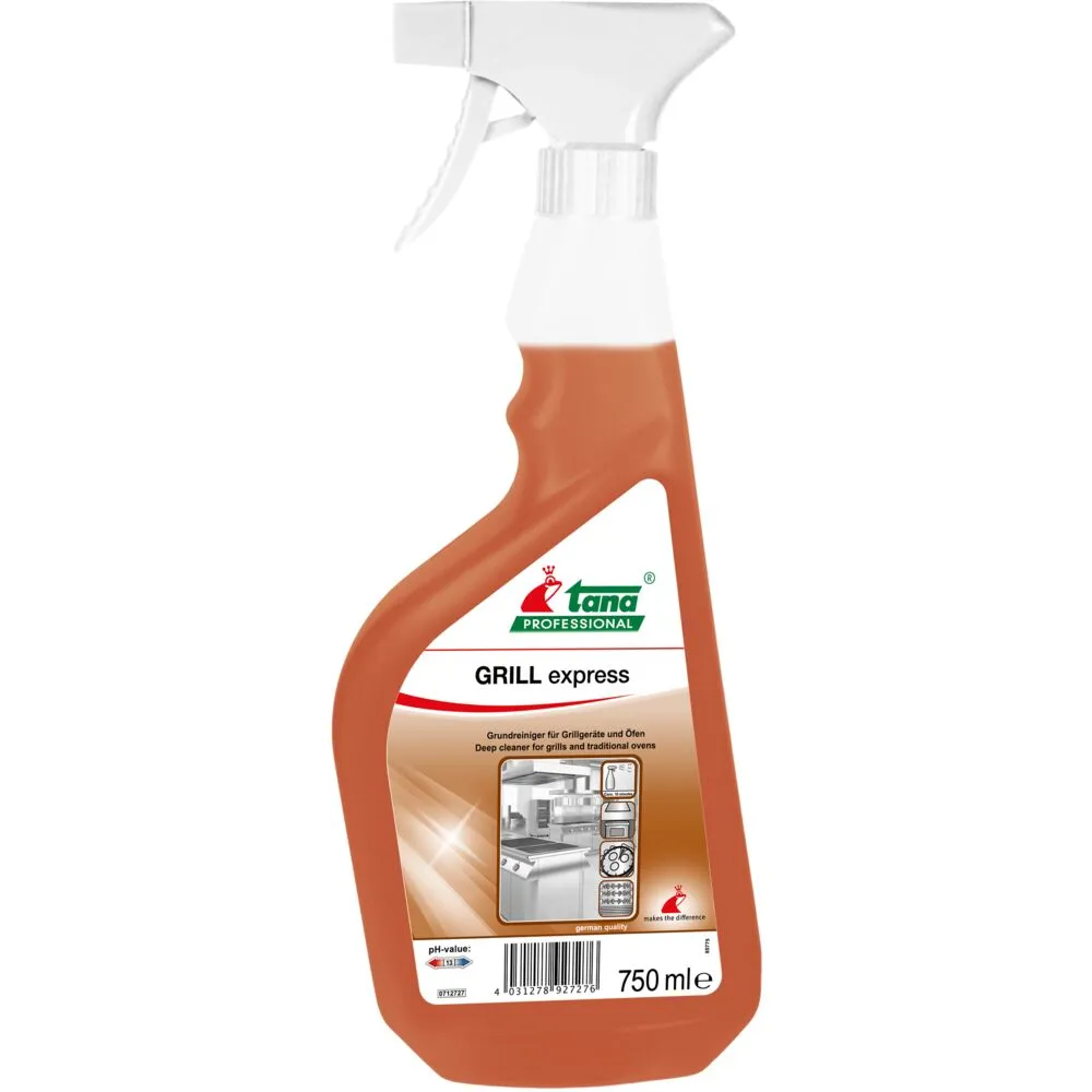 Ovn- og grillrengøring, Tana Professional Grill express, 750 ml, klar-til-brug, med farve og parfume (10 stk/krt)