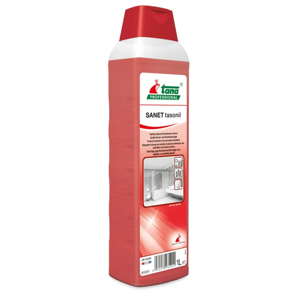 Kalkfjerner, Tana Professional SANET Tasonil Ultra Fresh, 1 l, med farve og parfume (10 stk/krt)