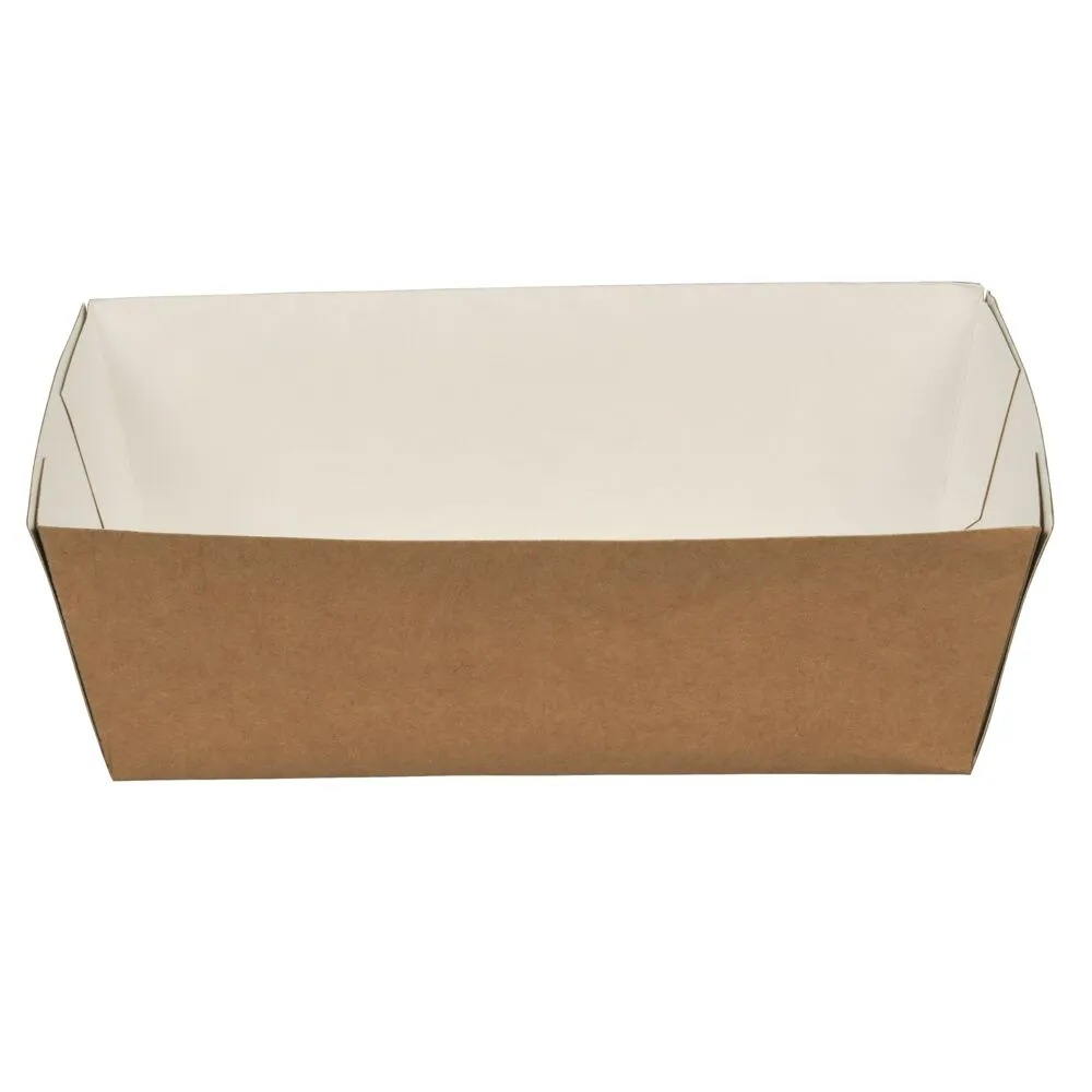 Bakke, 17x12x5,3cm, brun, pap, konisk, nr. 2 (450 stk/krt)