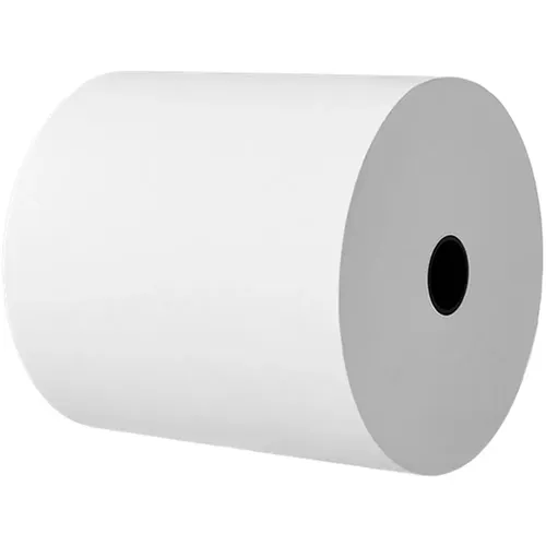 Bonrulle, 105m x 8cm, Ø8,2cm, hvid, papir, BPA fri (30 stk/krt)