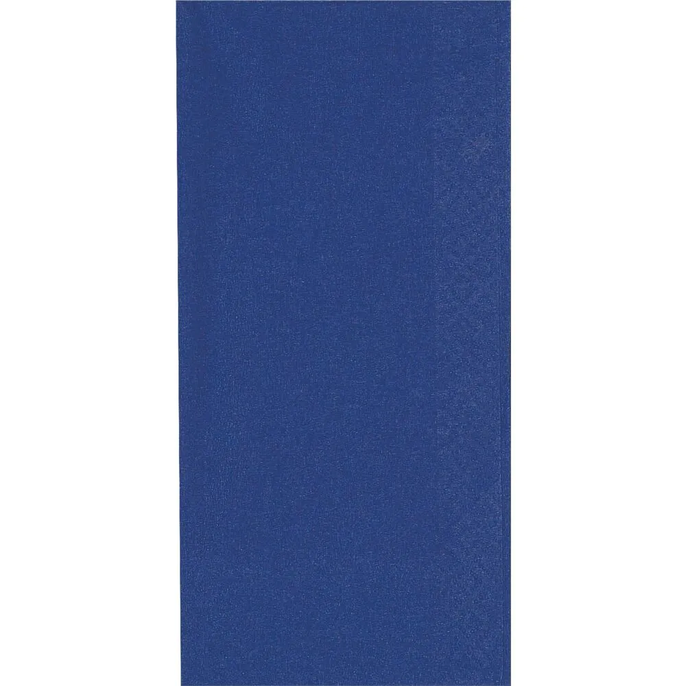 Middagsserviet, 3-lags, 1/8 fold, 40x40cm, blå, nyfiber (1400 stk/krt)