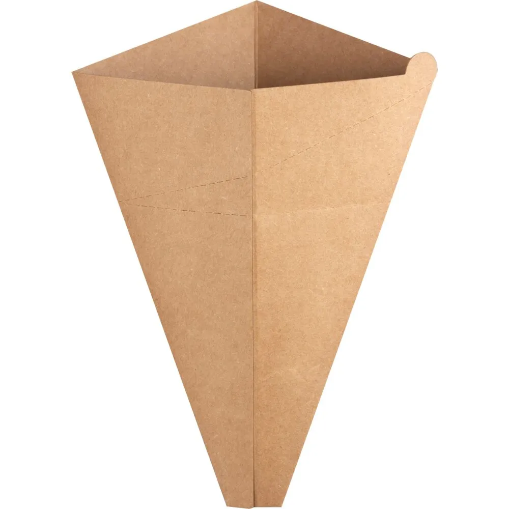 Kræmmerhus, 17x14,5x19cm, brun, kraft/PE, FSC (1000 stk/krt)