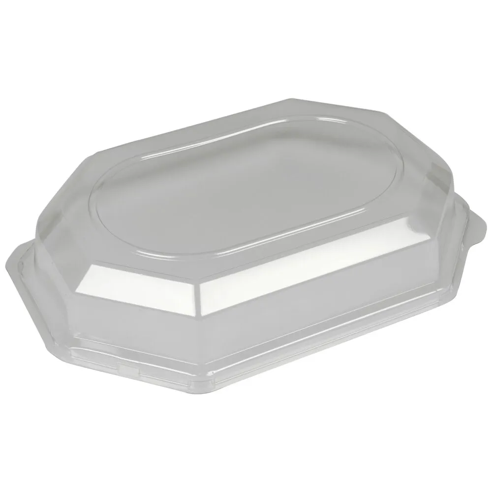 Låg, 36x26x6,3cm, Ø3,3cm, klar, RPET, til serveringsfad (50 stk/krt)