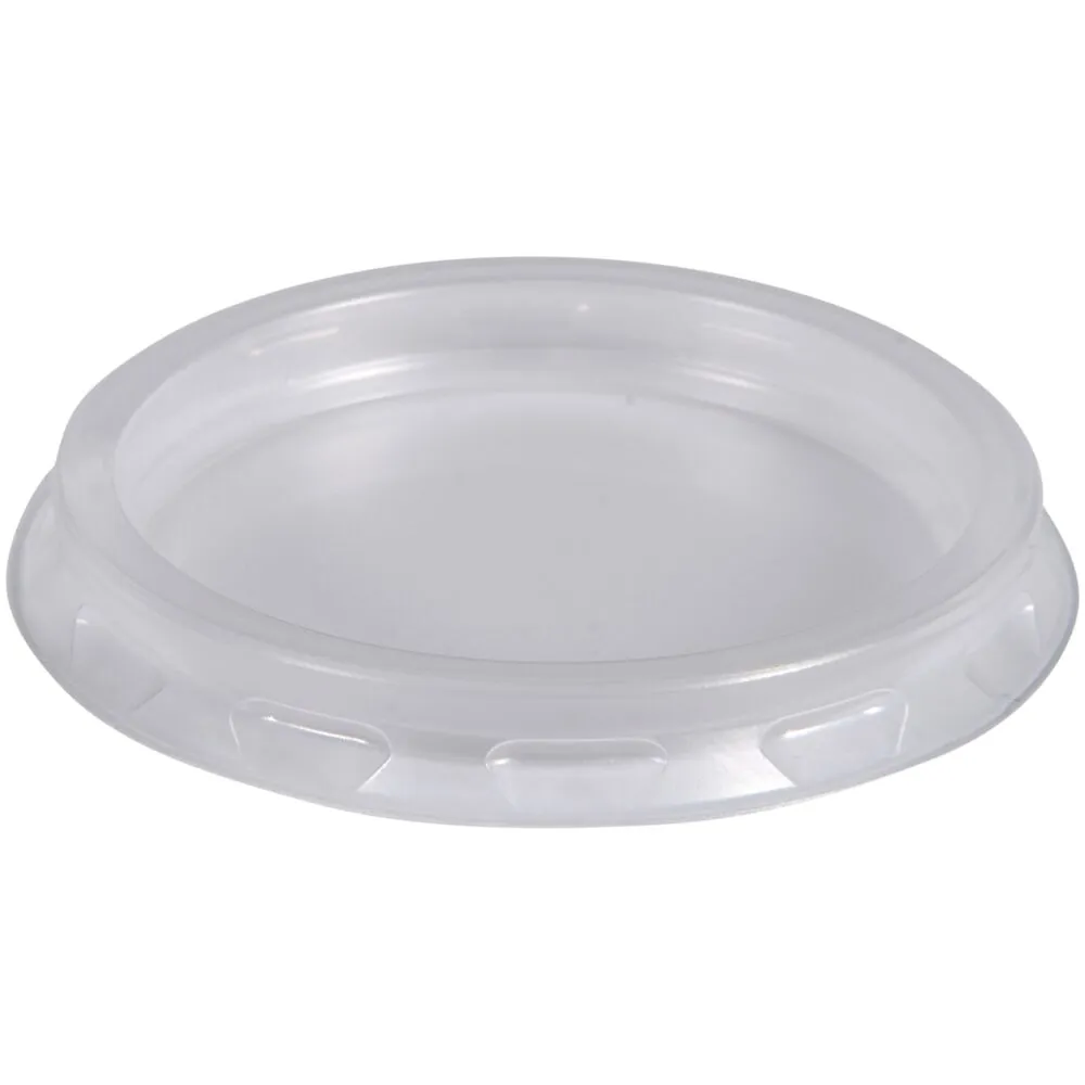 Låg, Ø5,1cm, klar, PP (1000 stk/krt)