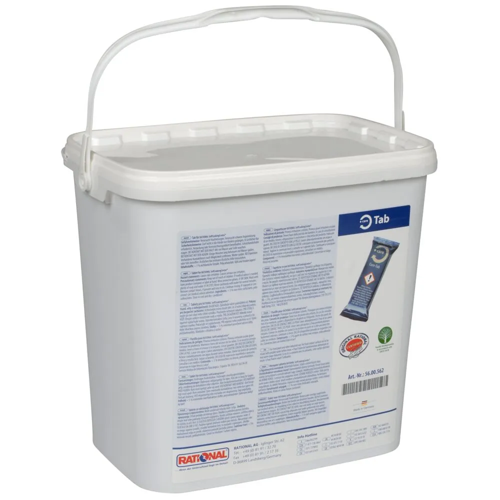 Maskinafkalker, Rational Care-Tab, til ovn, uden farve og parfume (150 stk/krt)