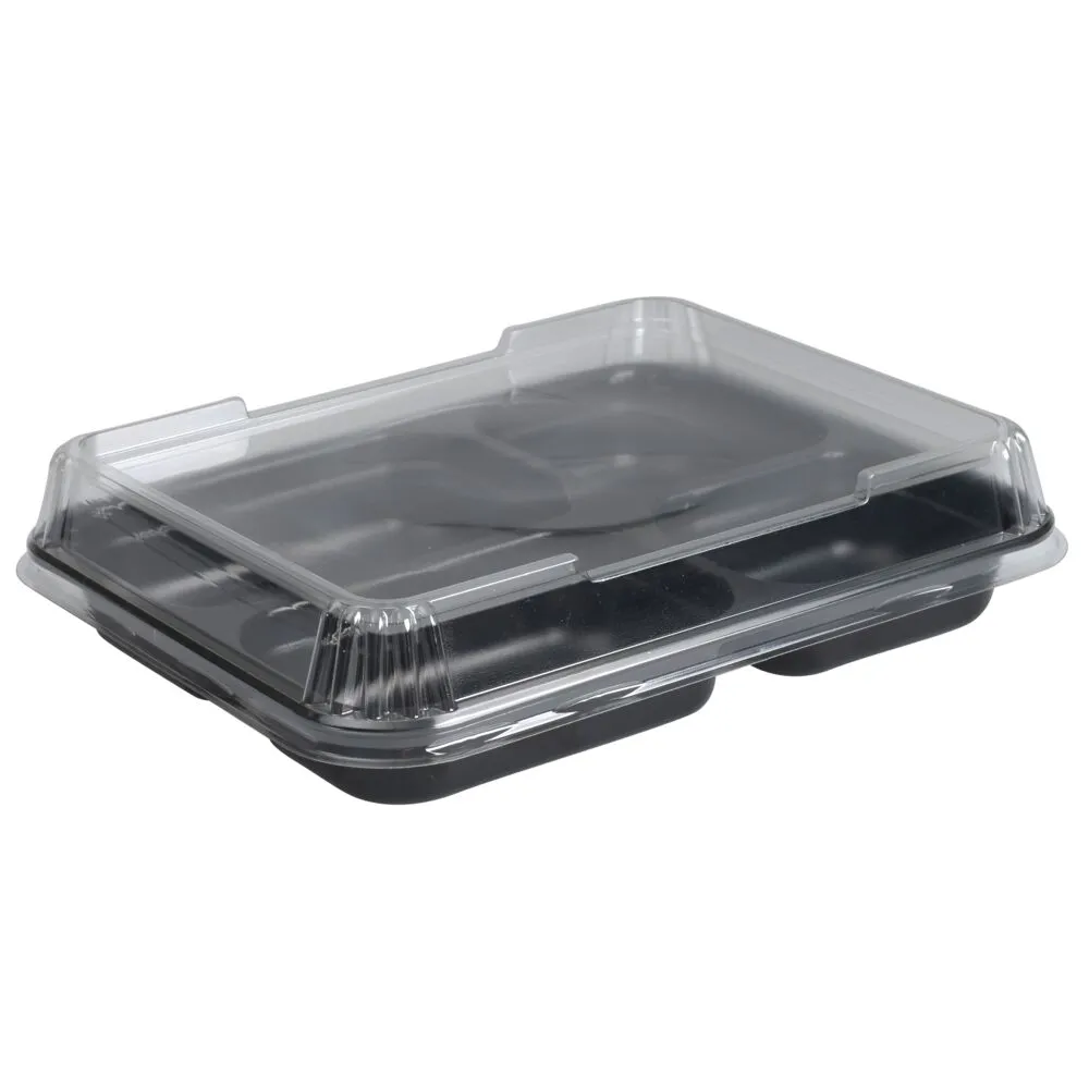 Snap-on låg, 23,2x18,3x3,2cm, klar, APET (324 stk/krt)