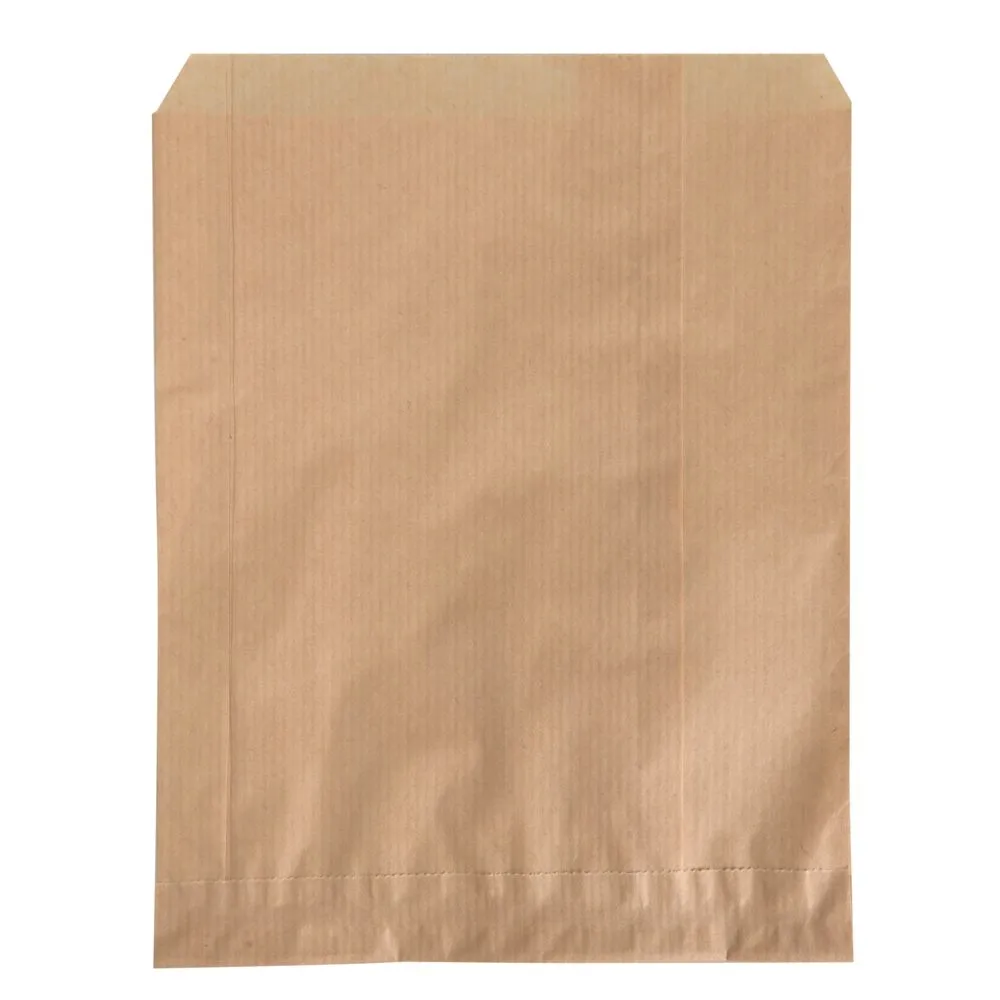 Brødpose, 33,5x24x33,5cm, brun, papir, uden rude (1000 stk/krt)