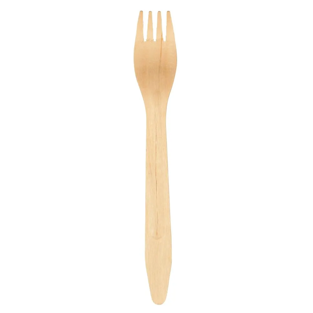[539608] Gaffel, 16cm, brun, birketræ (2000 stk/krt)