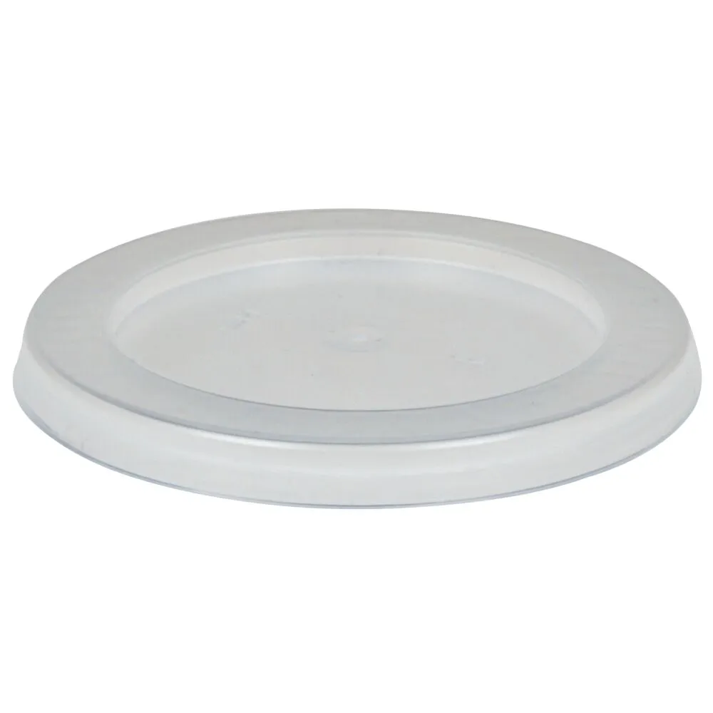 Låg, Ø4,85cm, klar, PE, til bæger (2000 stk/krt)