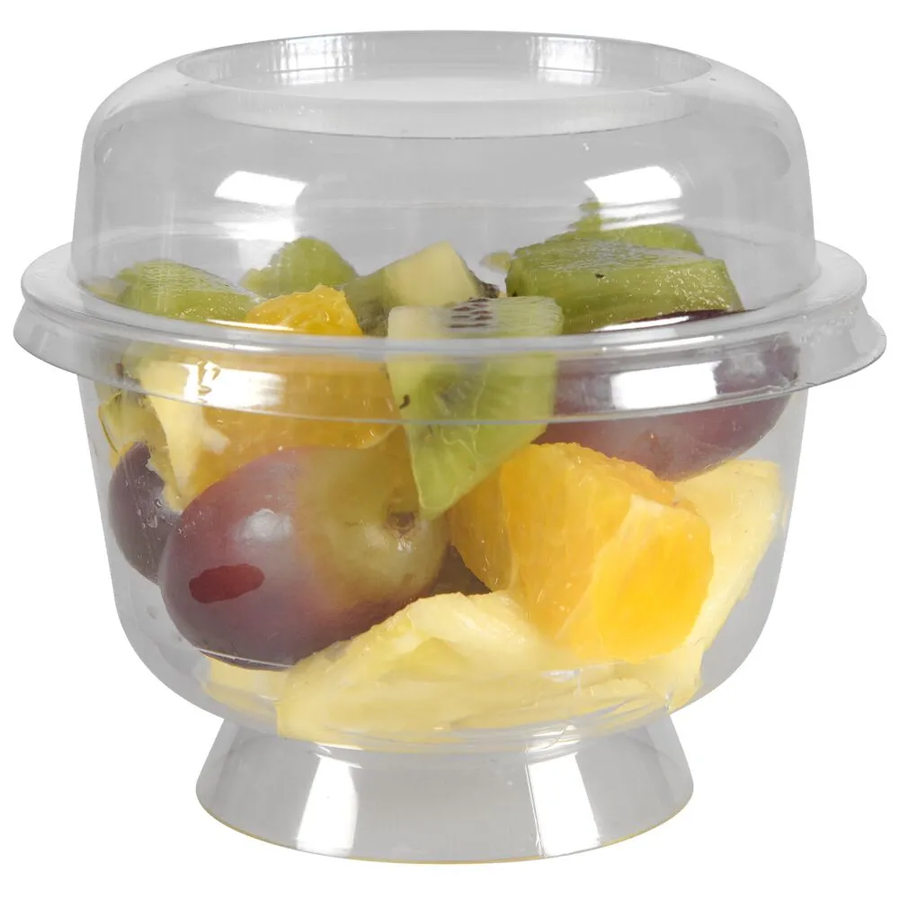 Dessertbæger, 6cm, Ø9,5cm, 200 ml, klar, PS, på fod (600 stk/krt)
