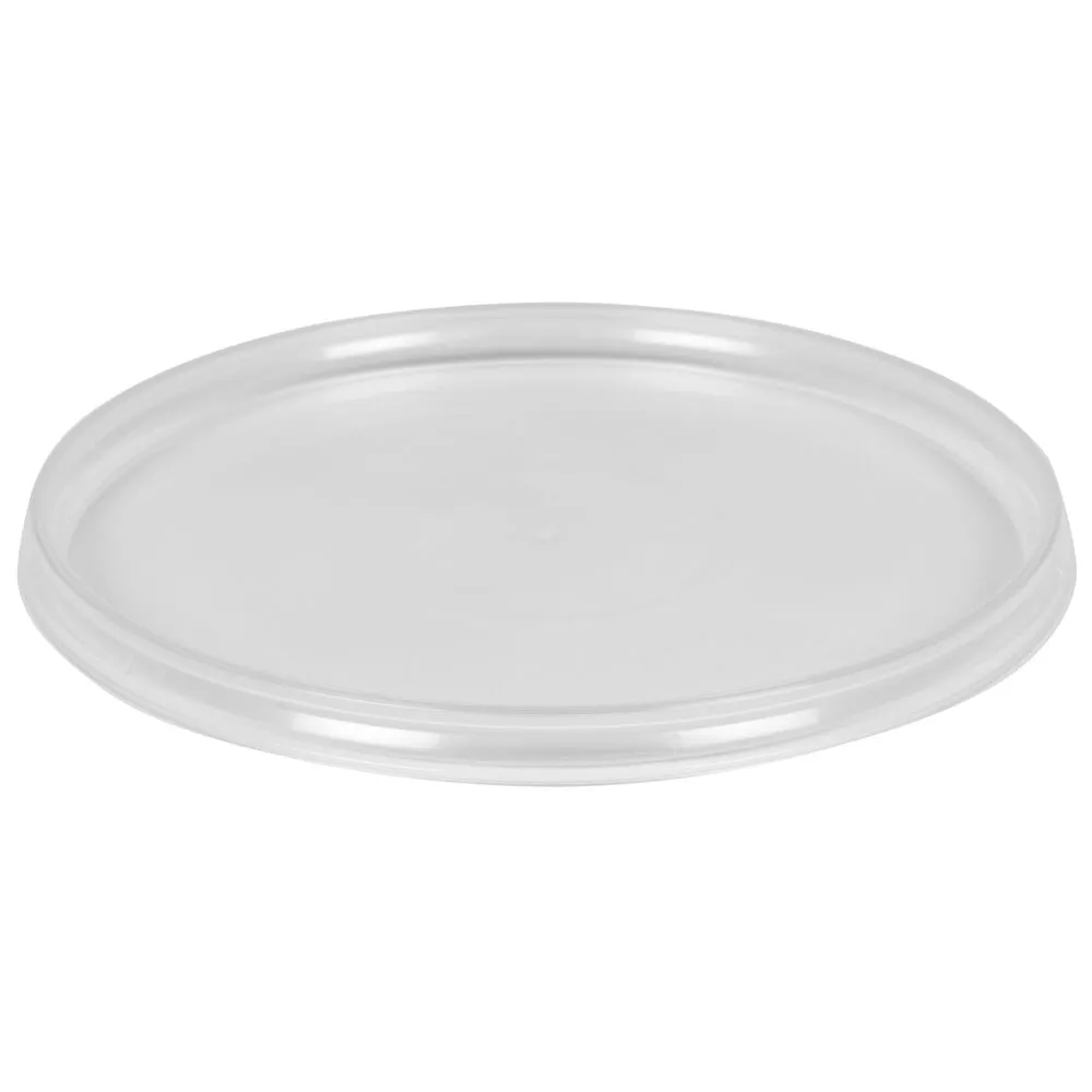 Condi bøtte låg, Ø122mm, klar, PP (1414 stk/krt)