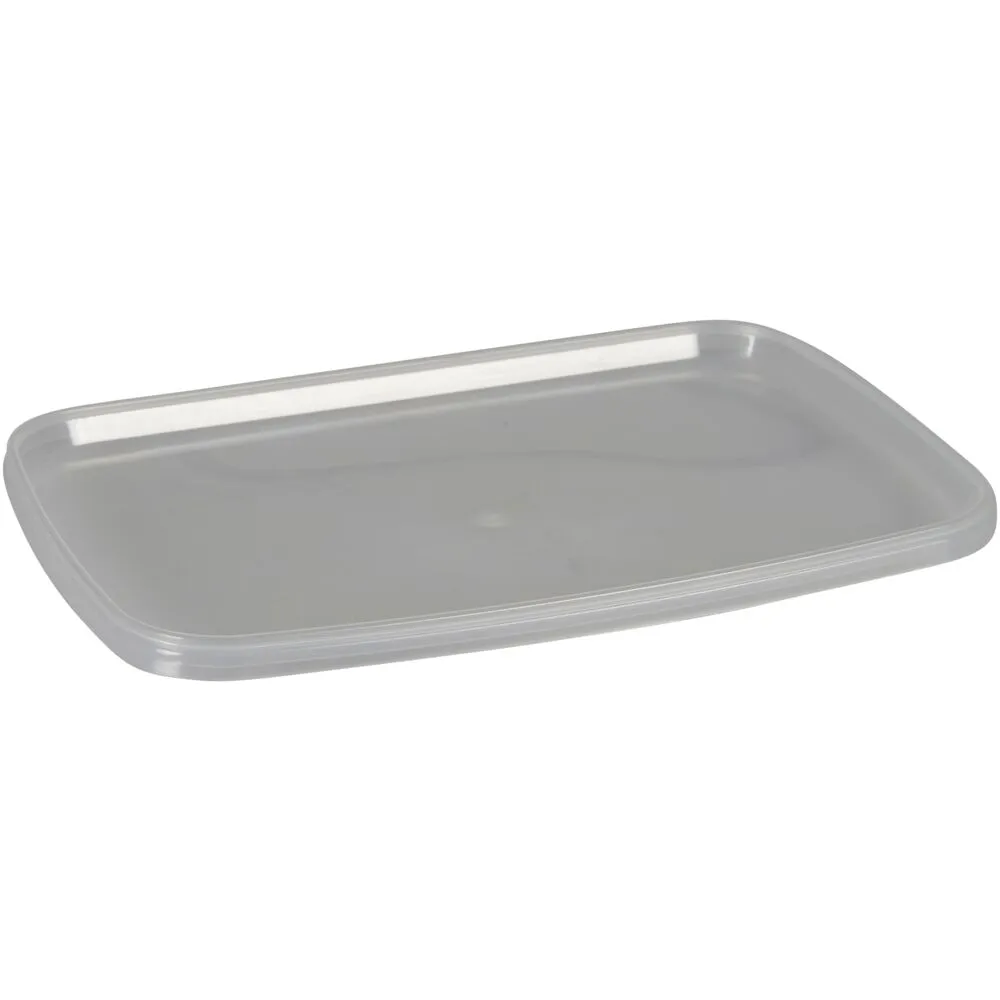 [100001091201] Condi bøtte låg, 18,9x12,5x0,7cm, klar, PP, til stabelbøtte, stor forpakning (810 stk/krt)