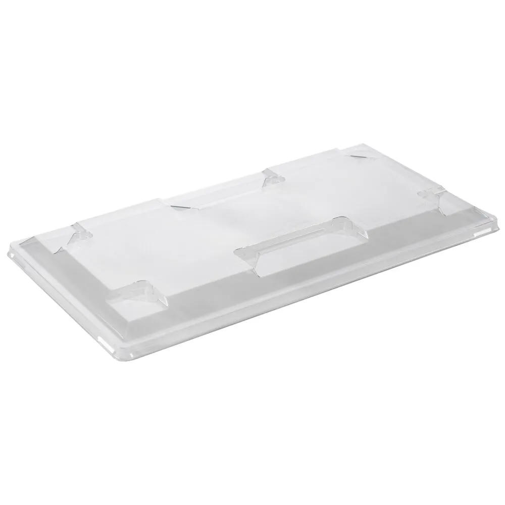 Låg, 25,4x12,5x2cm, klar, DPET (464 stk/krt)
