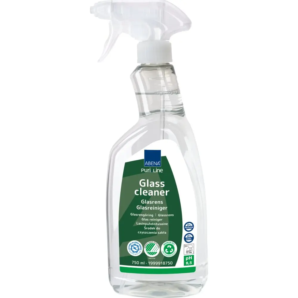 [199991875001] Glasrens, 750 ml, klar-til-brug, uden farve og parfume (8 stk)