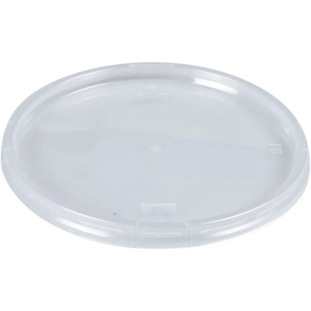 Låg, Ø11,5cm, klar, PP, snap-on, rund, til standard bakke (500 stk/krt)